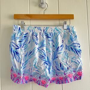 LILLY PULITZER Katia Regular Floral Resort Shorts Resort White Flock Together S